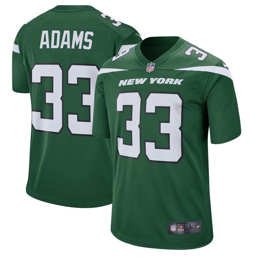 Men New York Jets #33 Jamal Adams Nike Gotham Green Game NFL Jersey